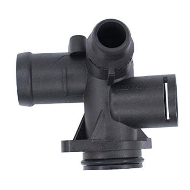 Imagem de NewYall Carcaça do termostato da flange da mangueira do líquido de arrefecimento do motor para Audi A4/A4 Quattro 2005-2009