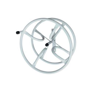 Imagem de Suporte Enrolador De Mangueira Jardim Giratório - Moveraço, Branco