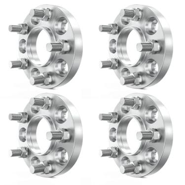 Imagem de Espaçadores de roda CMD 5x115 para Dodge Charger 2006-2022, 0,8 cm (20 mm) espaçador usinado CNC forjado em cubo compatível com Challenger 2008-2022, Magnum 2005-2008 (furo do cubo 71,5 mm M14x1,5) 4