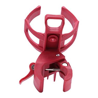 Imagem de ZJchao Suporte de água para Bicicleta, Suporte para Copo de Bicicleta Em PVC Gaiola de água para para Bebidas de Rack de Ciclismo para Carrinho de de Montanha Walker (Vermelho)