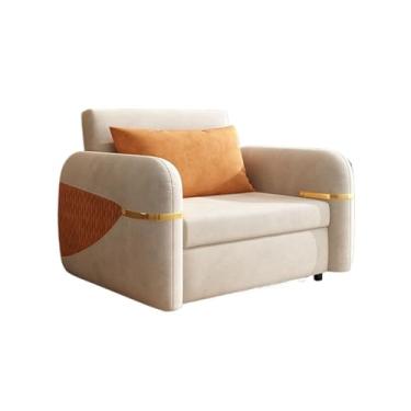 Imagem de Sofá-cama dobrável Sofá-cama dobrável, cadeira conversível, com armazenamento para adultos, para hóspedes ou escritório em casa