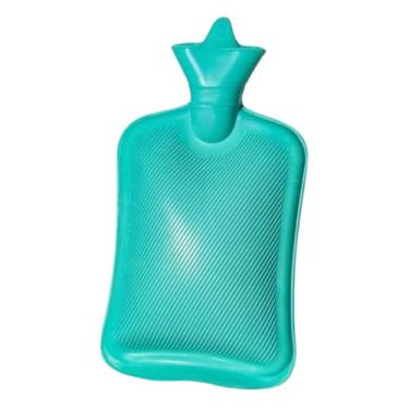 Imagem de Bolsa de Água Térmica 2L Compressa de Água Quente e Fria - Bolsa de Borracha para Cólicas, Dores Musculares, Torcicolos e Inflamações - Terapia Térmica - Shop100 (Verde Água)