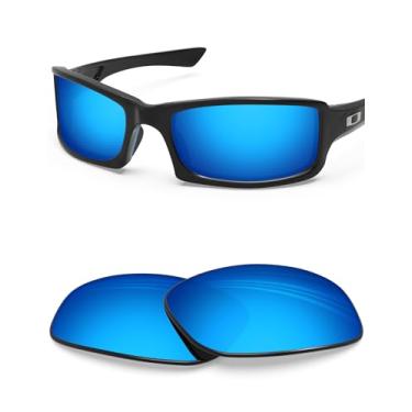Imagem de Lentes de reposição polarizadas antissal BlazerBuck para Oakley Fives Squared, Ice Blue Polarized - [Polycarbonate Ar Coated], 0
