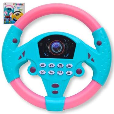 Imagem de Brinquedo Volante Musical C/Som Infantil Gira 360 Educativo - Europio,