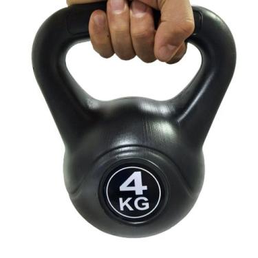 Imagem de Kettlebell 04kg Exercício Peso Funcional Musculação Treino - OCCY