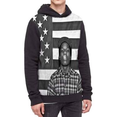 Imagem de Moletom Com Capuz Asap Ref:491 - smoke, Preto, GG