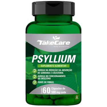 Imagem de PSYLLIUM 500MG FIBRA ALIMENTAR 60 CÁPSULAS - TAKE CARE