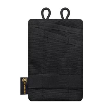 Imagem de Bolsa tiracolo Tactical MOLLE e bolsa tiracolo para cartões multifuncionais, organizador EDC durável preto