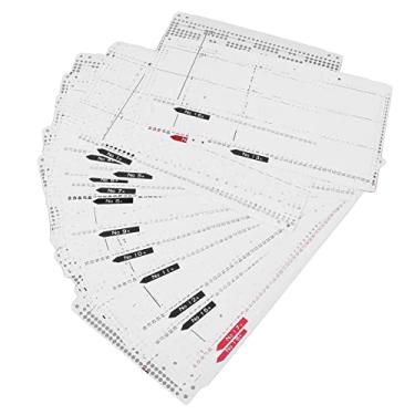 Imagem de ZJchao Máquina de tricô Cartões Perfurados, Máquina de tricô Cartão Perfurado de Flores de Cartão Padrão de de Flores nº 1-20 de Macio Com Precisão de Perfuração