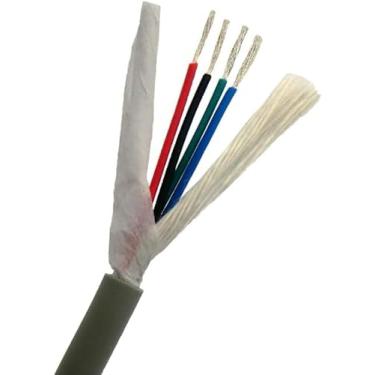 Imagem de Cabo De Controle De Corrente De Arrasto X-baofu Ultra Flexível 4 Núcleos 0,2,0,3 Mm² Cabo De Reboque Cinza 1m (24,22awg), 4x0.2mm2 (24awg), 1m