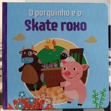 Imagem de Livrinhos cartonados - o porquinho e o skate roxo - PE DA LETRA, 3