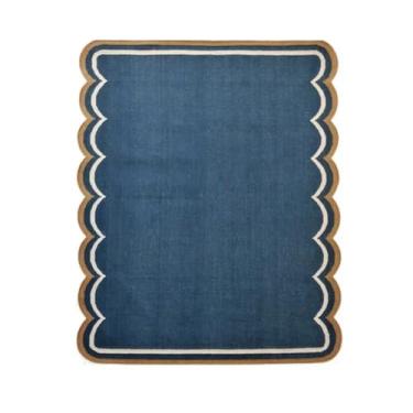 Imagem de Tapete decorativo minimalista irregular para sala de estar, tapete criativo para quarto, área grande, tapete para engatinhar de bebê, vestiário de pelúcia (200x300 cm/F)