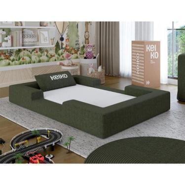 Imagem de Cama Montessoriana Berço Ninho 100% Espuma Boucle Keiko - Keiko Colchõ