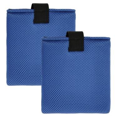 Imagem de ZFLYCANP 1 par de capa de apoio para os pés para cadeira de rodas, scooters de rodas, almofadas de proteção de placa antiderrapante, almofada macia para descanso de pé para evitar arranhões nos pés e