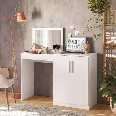 Imagem de Mesa Escrivaninha / Penteadeira com Espelho Belle - MobiBaby