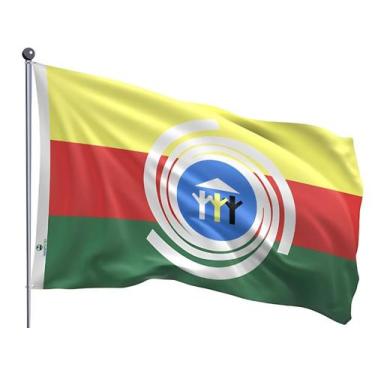 Imagem de Bandeira do Município de Araguaína Dupla Face Estampada Tamanho 90x128