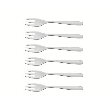 Imagem de Jogo De Garfos Para Petiscos Tramontina Amazonas Em Aço Inox 6 Peças Tramontina