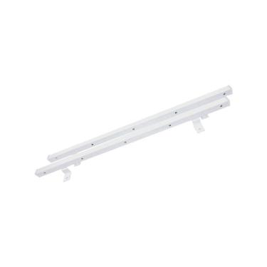 Imagem de Jogo De Varal Fixo 60 Cm Para Teto Ou Parede Branco - Cor: Branco