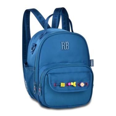 Imagem de Lancheira Térmica de Costas e Transversal 2 em 1 Rebeca Bonbon Beaded Fun RB (Azul)