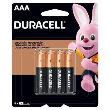 Imagem de Pilha Duracell Alcalina 1 5v Aaa Mn2400 Com 8