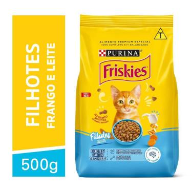 Imagem de Ração FRISKIES gatos filhotes frango e leite 500g