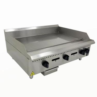 Imagem de Chapa Bifeteira Profissional Industrial Prime a Gás 90cm PCM090G 19mm 