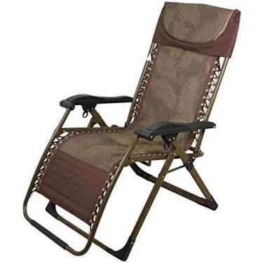 Imagem de Espreguiçadeira cadeiras de jardim cadeiras reclináveis espreguiçadeiras reclináveis terraço de jardim na varanda de praia (cor jacquard preto) espreguiçadeira (cor jacquard marrom), jacquard marrom