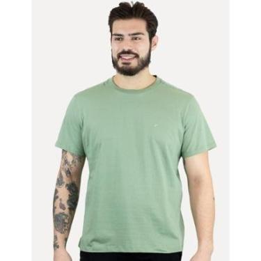 Imagem de Camiseta Ellus Masculina Cotton Fine Easa Duocolor Verde Claro-Masculino