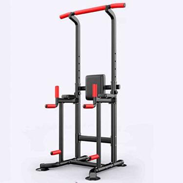 Imagem de JYXYXSCP Barra horizontal para uso interno infantil, barra única, barra dupla, dispositivo de puxar para pendurar no chão, equipamento de ginástica em casa