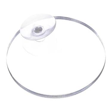 Imagem de Ｂｅｓｇａ Espelho de acrílico decorativo, prático e para treinamento de peixes betta, com ventosa, 5cm