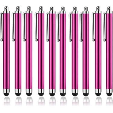 Imagem de Canetas Stylus para telas sensíveis ao toque, Abiarst Stylus universal de alta precisão para iPad, iPhone, tablets, Samsung Galaxy, todas as telas sensíveis ao toque (pacote com 10 unidades)