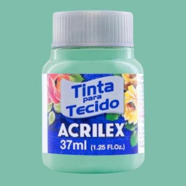 Imagem de Tinta para Tecido Fosca 37ml Acrilex - Cores Frias - 04140, VERDE BEBE