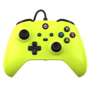 Imagem de GMVOX Wired Controller for XBOX-ONE,Compatible with XBOX One&One S&X, XBOX Series S&X, PC, IOS, Android Platforms, Gamepad with 3.5mm Audio Jack/Dual Vibration, Support Turbo Function, Green