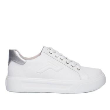Imagem de Tênis Feminino Pegada Couro Casual Branco, Branco, 37