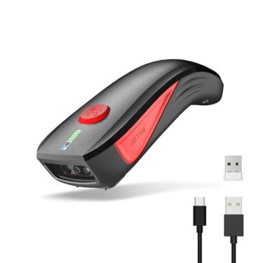 Imagem de NETUM Scanner de código QR Bluetooth CS9000 – Scanner de código de barras sem fio atualizado com mecanismo de digitalização da Honeywell, leitor de código 2D portátil para gerenciamento de inventário