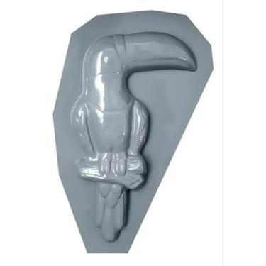 Imagem de Molde Forma PVC ABS Passaro Tucano 33x19cm Gesso Cd006