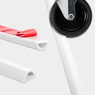 Imagem de Barragem de água de chuveiro de 198 cm, barreira de barragem de água de limite de chuveiro, barreira de rolha de água de chuveiro adequada para banheiro e cozinha, autoadesiva, impermeável