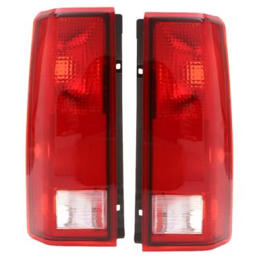 Imagem de GuiTT Conjunto de luz traseira compatível com Chevy Astro/GMC Safari 1985-2005 par de lâmpadas traseiras do lado do motorista e do passageiro GM2800113 GM2801112 | 5978023 5978024