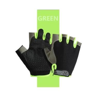 Imagem de Luvas De Academia Sem Dedos Antiderrapantes E Respiráveis, Absorção De