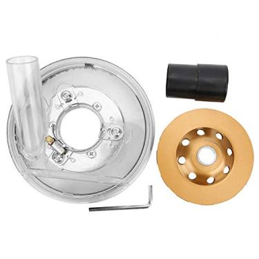 Imagem de Cobertura protetora de cobertura de poeira de moagem Coleção de poeira de alta eficiência Ajuste universal para acessórios de rebarbadora 100mm 125mm Polimento de concreto