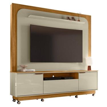 Imagem de Estante Home Theater Nilo para TV até 75” com Rodízios - Madetec