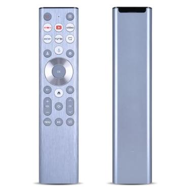 Imagem de Controle remoto de substituição ERF6A80 com retroiluminação por voz para Hisense, para Hisense U6 U7 U8 A7 Series Mini-LED ULED 4K UHD Google Smart TV