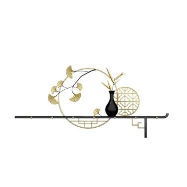 Imagem de Prateleiras suspensas Cabide de parede com 7 ganchos, cabides de parede para pendurar roupas, cabide para entrada de banheiro