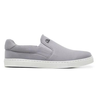 Imagem de Tênis Slip on Mule Barato confortável casual masculino - !Ou, Cinza, 4
