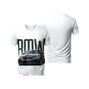 Imagem de Camiseta Esportiva De Manga Curta BMW Para Homens, Performance De Verã