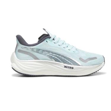 Imagem de PUMA Tênis de corrida feminino Velocity Nitro 3, Azul nitro/cinza galáctico, 34