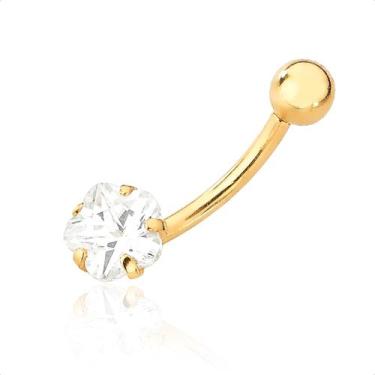 Imagem de Piercing De Umbigo Com Zircônia Ouro 18k - Sofistgold