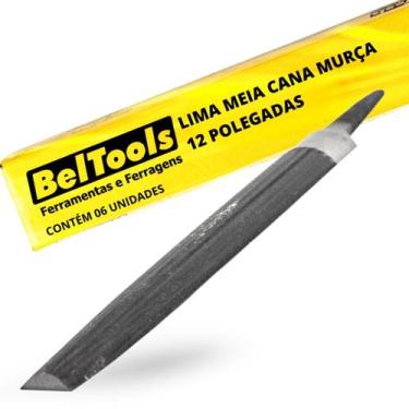 Imagem de Kit C/ 6 Lima Meia Cana Murça 12 Pol Beltools