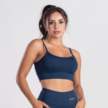 Imagem de Top Fitness De Alcinha sem Bojo Poliéster Moda Fitness Feminina-Feminino