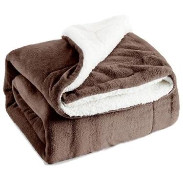 Imagem de Cobertor- Dupla face sherpa felpuda - Antialérgico(Marrom)